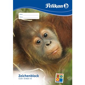 Pelikan 224840 - Art paper pad - 20 sheets - Boy/Girl - 100 g/m²