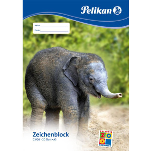 Pelikan 224840 - Art paper pad - 20 sheets - Boy/Girl - 100 g/m²