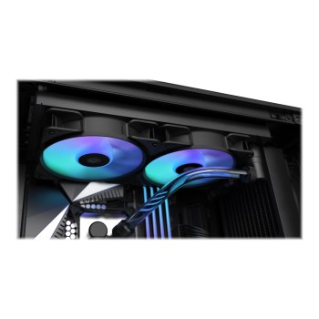 Fractal Design Aspect 12 RGB PWM - Gehäuselüfter - 120 mm - Schwarz (Packung mit 3)