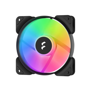 Fractal Design Aspect 12 RGB PWM - Gehäuselüfter - 120 mm - Schwarz (Packung mit 3)