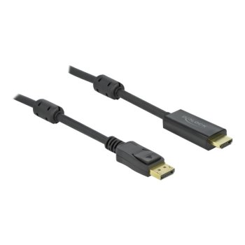 Delock Adapter cable - DisplayPort male locking to HDMI male