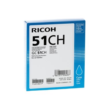 Ricoh GC 51CH - Hohe Ergiebigkeit - Cyan - Original