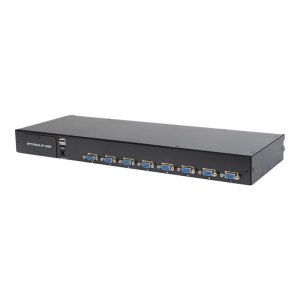 DIGITUS 17" LCD KVM Konsole, 8-Port VGA, deutsche...