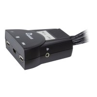 Inter-Tech Argus KVM-LS-21HA HDMI - KVM-/Audio-Switch - 2 x KVM/Audio