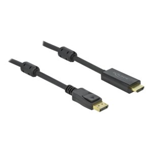 Delock Adapter cable - DisplayPort male locking to HDMI male