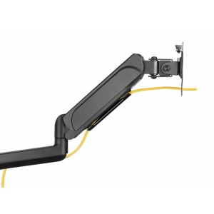 Equip Neig-/schwenkbare Verdreifachenmonitorhalter für Bildschirme mit 17 bis 27 Zoll. Montage: Klemme, Höchstgewichtskapazität: 21 kg, Minimale VESA-Halterung: 75 x 75 mm, Maximale VESA-Halterung: 100 x 100 mm. Höhenverstellung, Neigungswinkelbereich: -3