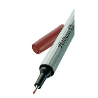 Pelikan 96 - Brown - Fine - Brown - Silver - Round - Metal - 0.4 mm