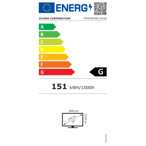 Iiyama ProLite TF5539UHSC-B1AG - 139 cm (55")