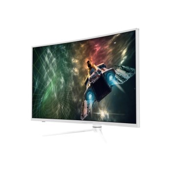 LC Power - LED-Monitor - gebogen - 97.79 cm (38.5") - 2560 x 1440 QHD @ 165 Hz - VA - 350 cd/m² - 3000:1 - DisplayHDR 400 - 1 ms - 2xHDMI, 2xDisplayPort - weiß