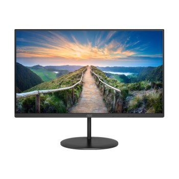 AOC Q24V4EA - LED-Monitor - 60.5 cm (24") (23.8" sichtbar) - 2560 x 1440 QHD @ 75 Hz - IPS - 250 cd/m² - 1000:1 - 4 ms - HDMI, DisplayPort - Lautsprecher - Schwarz