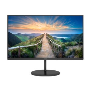 AOC Q24V4EA - LED-Monitor - 60.5 cm (24") (23.8" sichtbar) - 2560 x 1440 QHD @ 75 Hz - IPS - 250 cd/m² - 1000:1 - 4 ms - HDMI, DisplayPort - Lautsprecher - Schwarz