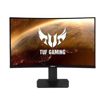 ASUS TUF Gaming VG32VQR - LED-Monitor - Gaming - gebogen - 80.1 cm (32") - 2560 x 1440 WQHD @ 165 Hz - VA - 400 cd/m² - 3000:1 - DisplayHDR 400 - 1 ms - 2xHDMI, DisplayPort - Lautsprecher