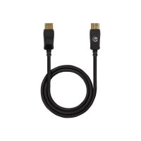 Manhattan DisplayPort 1.4 Cable, 8K@60hz, 3m, Braided Cable, Male to Male, With Latches, Fully Shielded, Black, Lifetime Warranty, Polybag - DisplayPort-Kabel - DisplayPort (M)