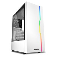 Sharkoon RGB Slider - Midi Tower - PC - Bianco - ATX - micro ATX - Mini-ITX - Giocare - Multi