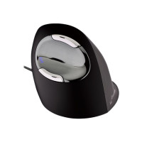 Evoluent VerticalMouse D Small - Vertikale Maus - ergonomisch - Laser - 6 Tasten - kabellos - kabelloser Empfänger (USB)