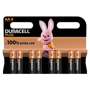 Duracell ALKA PLUS AA X8