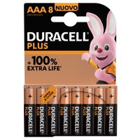 Duracell Plus 100 AAA. Akku-/Batterietyp: Einwegbatterie, Batteriegröße(n): AAA, Akku-/Batterietechnologie: Alkali. Verpackungsart: Sichtverpackung