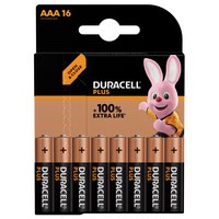 Duracell Plus 100. Akku-/Batterietyp: Einwegbatterie, Batteriegröße: AAA, Batterietechnologie: Alkali. Verpackungsart: Box