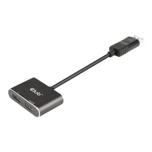 Club 3D Adapter - DisplayPort (M) to HDMI, DisplayPort, Micro-USB Type B (power only) (F)