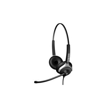 Gequdio Headset 2-Ohr für Mitel Aastra Poly Gigaset-RJ Kabel