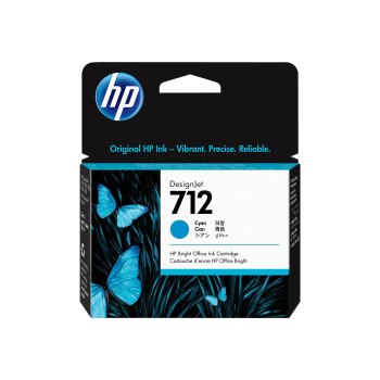 HP 712 - 29 ml - Cyan - Original - DesignJet