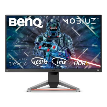 BenQ Mobiuz EX2710S - LED-Monitor - 68.6 cm (27") - 1920 x 1080 Full HD (1080p) @ 165 Hz - IPS - 400 cd/m² - 1000:1 - HDR10 - 1 ms - 2xHDMI, DisplayPort - Lautsprecher - Dunkelgrau