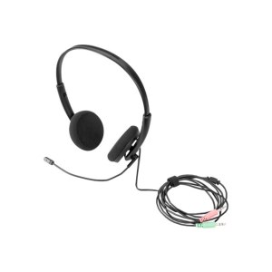 DIGITUS On Ear Office Headset with Noise Reduction, 3.5...