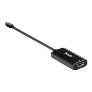 Club 3D CAC-1186 - Adapterkabel - Mini DisplayPort männlich zu HDMI weiblich - 15 cm - aktiv, unidirektional, Support von 8K 30 Hz, unterstützt 4K 120 Hz (3840 x 2160)