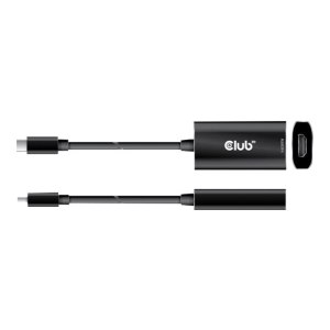 Club 3D CAC-1186 - Adapterkabel - Mini DisplayPort männlich zu HDMI weiblich - 15 cm - aktiv, unidirektional, Support von 8K 30 Hz, unterstützt 4K 120 Hz (3840 x 2160)