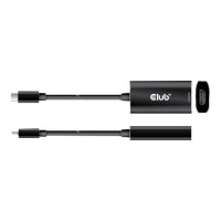 Club 3D CAC-1186 - Adapterkabel - Mini DisplayPort männlich zu HDMI weiblich - 15 cm - aktiv, unidirektional, Support von 8K 30 Hz, unterstützt 4K 120 Hz (3840 x 2160)