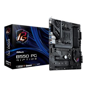 ASRock B550 PG Riptide - Motherboard - ATX - Socket AM4 - AMD B550 Chipsatz - USB-C Gen2, USB 3.2 Gen 1, USB 3.2 Gen 2 - 2.5 Gigabit LAN - Onboard-Grafik (CPU erforderlich)