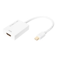 DIGITUS Aktiver Mini DisplayPort Adapter / Konverter, DP auf HDMI