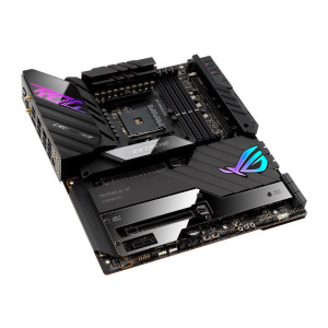 ASUS ROG CROSSHAIR VIII EXTREME - Motherboard - E-ATX - Socket AM4 - AMD X570 Chipsatz - USB-C Gen2, USB 3.2 Gen 1, USB 3.2 Gen 2, USB-C Gen 2x2 - 10 Gigabit LAN, 2.5 Gigabit LAN, Wi-Fi 6, Bluetooth - Onboard-Grafik (CPU erforderlich)