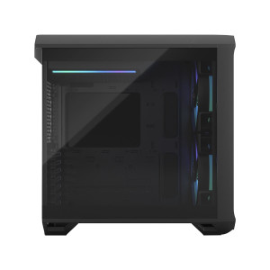 Fractal Design Torrent Compact RGB TG Light Tint - Kompaktgehäuse - Erweitertes ATX - keine Spannungsversorgung (ATX) - Schwarz - USB/Audio