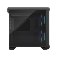 Fractal Design Torrent Compact RGB TG Light Tint - Kompaktgehäuse - Erweitertes ATX - keine Spannungsversorgung (ATX) - Schwarz - USB/Audio