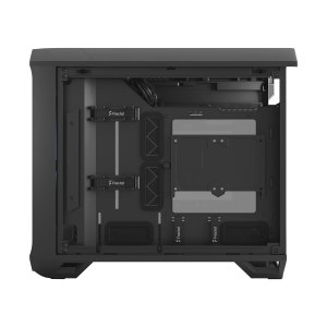 Fractal Design Torrent Nano RGB - Tower - Mini-DTX - Seitenteil mit Fenster (gehärtetes Glas) - keine Spannungsversorgung (ATX) - tinted light black - USB/Audio