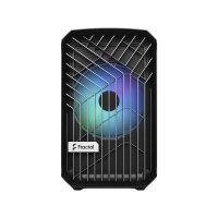 Fractal Design Torrent Nano RGB - Tower - Mini-DTX - Seitenteil mit Fenster (gehärtetes Glas) - keine Spannungsversorgung (ATX) - tinted light black - USB/Audio