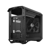 Fractal Design Torrent Nano - Tower - Mini-DTX - keine Spannungsversorgung (ATX) - Black Solid - USB/Audio