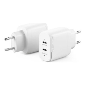 Alogic Ladeadapter USB-C 2x40W weiß