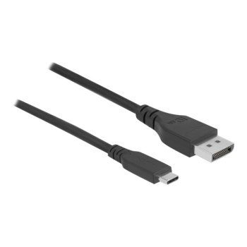 Delock 86040 - 1,5 m - USB tipo-C - DisplayPort - Maschio - Maschio - Dritto