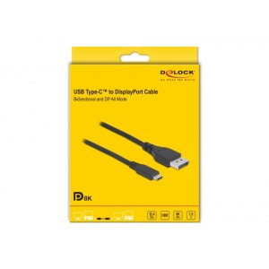 Delock DisplayPort cable - USB-C (M) to DisplayPort (M)