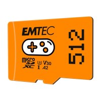 EMTEC MicroSD Card 512GB SDXC CL.10 UHS1 U3 V30 A1 Gaming