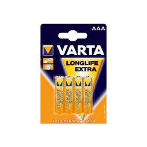 Varta Longlife Extra - Batterie 4 x AAA / LR03