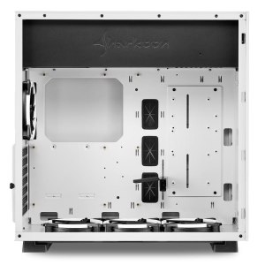 Sharkoon Pure Steel RGB - Midi ATX Tower - PC - Acciaio - Vetro temperato - Bianco - ATX,CEB,EATX,EEB,Micro ATX,Mini-ITX - Multi