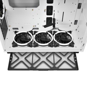 Sharkoon Pure Steel RGB - Midi ATX Tower - PC - Acciaio - Vetro temperato - Bianco - ATX,CEB,EATX,EEB,Micro ATX,Mini-ITX - Multi