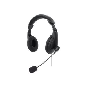 Manhattan Stereo Over-Ear Headset (USB), Microphone Boom...