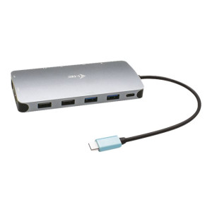 i-tec USB-C Metal Nano 3x Display Docking Station + Power...