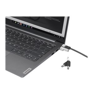 Kensington NanoSaver MasterKey Cable Lock - Sicherheitskabelschloss - Schwarz - 1.8 m - für ThinkCentre M75t Gen 2; ThinkPad L13 Yoga Gen 3; T14s Gen 3; X13 Gen 3