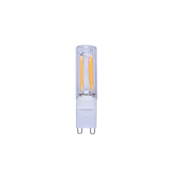 Segula 55609. Lampenleistung: 1,5 W, Fassungs-/Sockeltyp: G9, Lichtleistung: 100 lm, Leuchtmittellebensdauer (in Std.): 20000 h, Lichtfarbe: Warmweiß, Farbtemperatur: 2700 K, Strahlungswinkel: 330°, Farbwiedergabeindex (CRI): 90