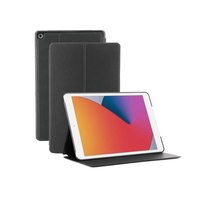 Mobilis RE.LIFE - Flip-Hülle für Tablet - mit Klappe - Ledereffekt-Material - Schwarz - für Apple 10.2-inch iPad